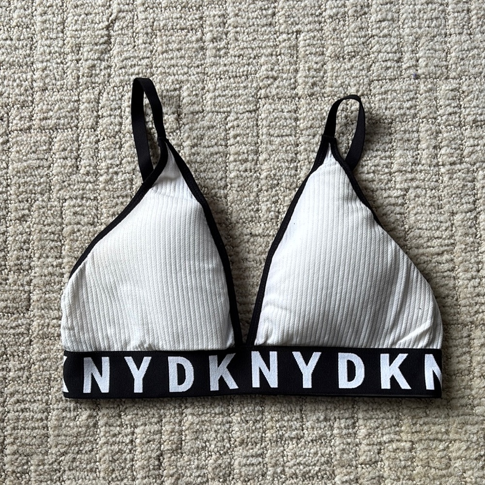 DKNY Black and White Bralette